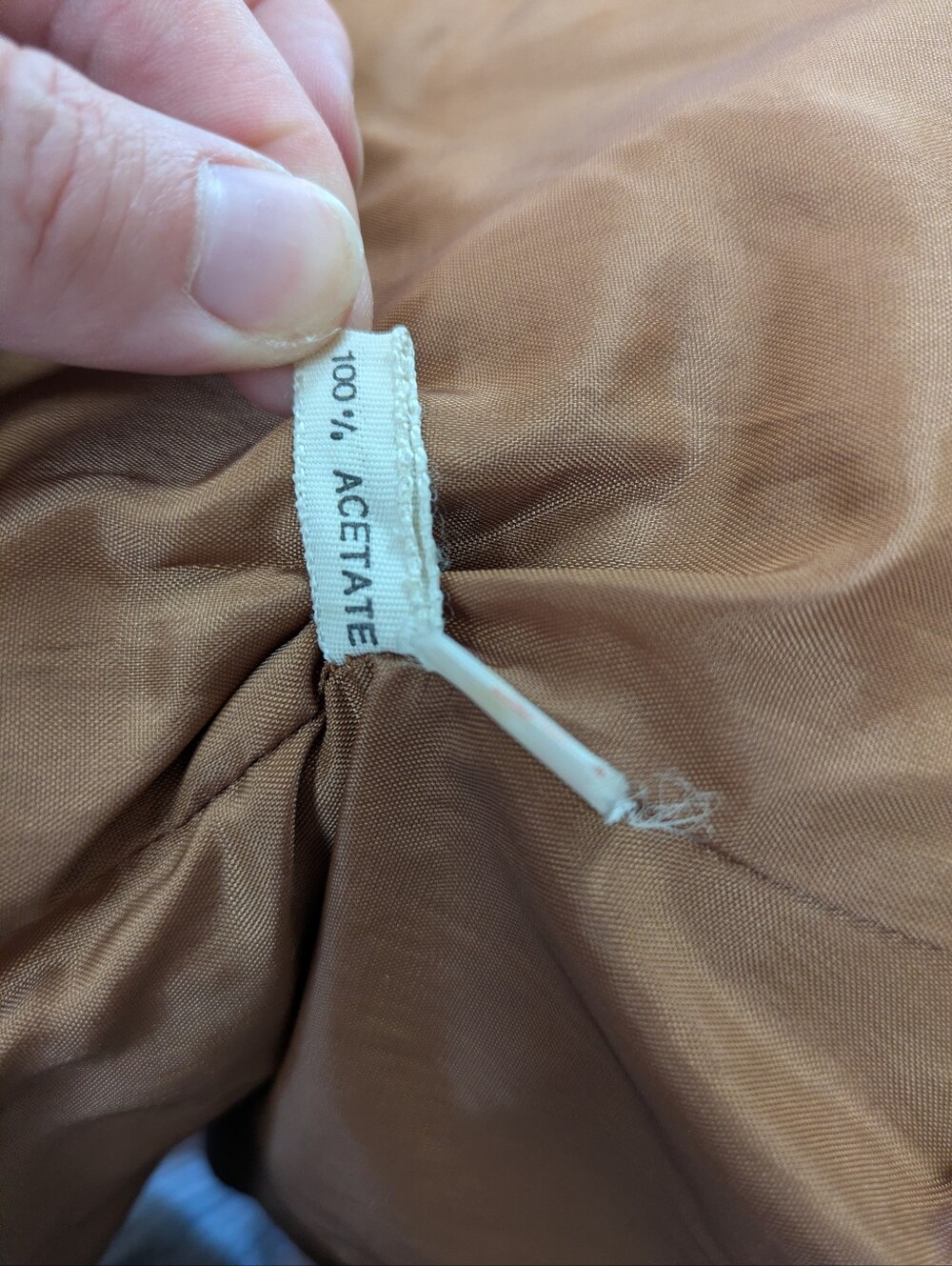 1970s Vintage Women's Suede Button-Front Jacket in Tan - Picture 8 of 8